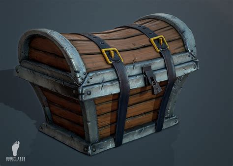 Game Ready Treasure Chest 3d Model