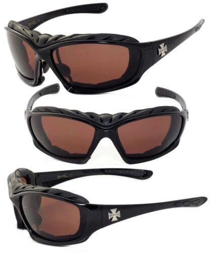 2 Pairs Motorcycle Removable Padded Foam Driving Riding Sunglasses C49 Aandc Ebay