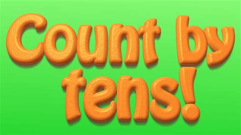Count By Tens Song Youtube