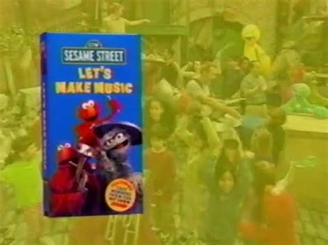 Sesame Street Let S Make Music Vhs Rip Youtube