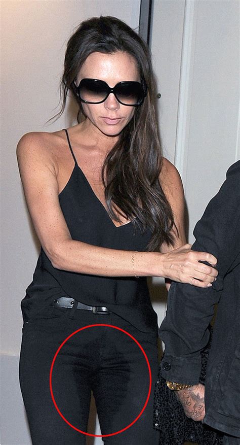 Victoria Beckham Steps Out With Suspicious Damp Patch On Her Jeans