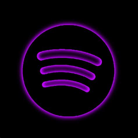 Neon Purple Spotify Logo Logoxi