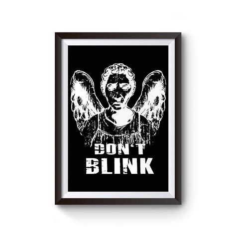 Weeping Angel Dont Blink Poster