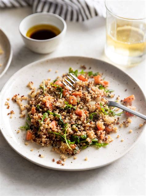 Salmon Quinoa Salad With Balsamic Vinaigrette A Sassy Spoon