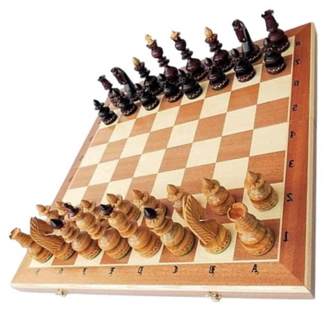 Laser Cut Wooden Portable Chess Game Set Cdr File Vectors File