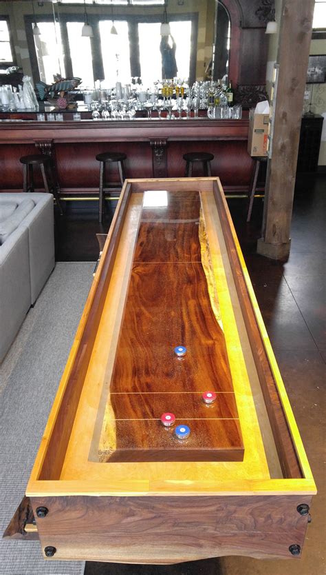 Shuffleboard Tables Custom Made To Order Mancave Bars For Home