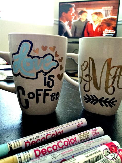 Genuinely Lauren Craft Me Diy Sharpie Coffee Mugs Sharpie Coffee
