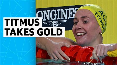 Commonwealth Games Australias Ariarne Titmus Sets New Games Record To Take Gold Bbc Sport