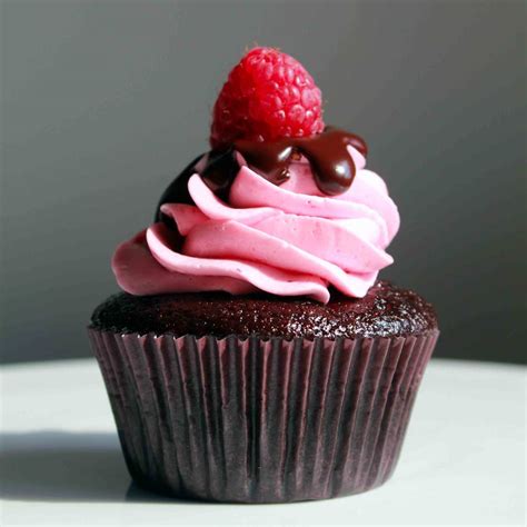 Chocolate Cupcake with Raspberry Buttercream and Chocolate Ganache