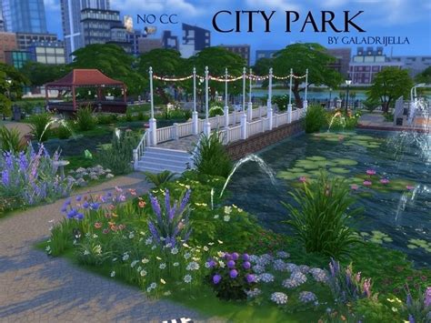 Lana Cc Finds Created By Galadrijella City Park Created For The