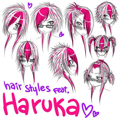 Idea By Brikitten On Anime Anime Hair Anime Different Hairstyles