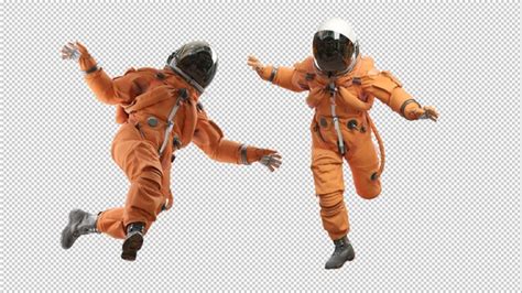 Astronaut Falling Motion Graphics Videohive