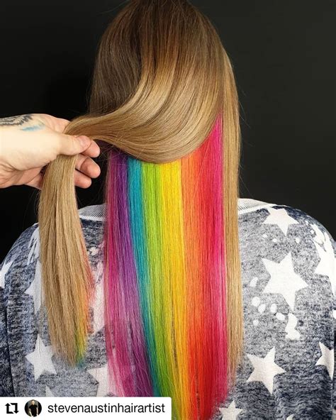 Updated Ways To Rock Rainbow Hair September