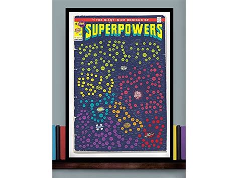 Pop Chart Lab Omnibus Of Comics Superpowers Poster