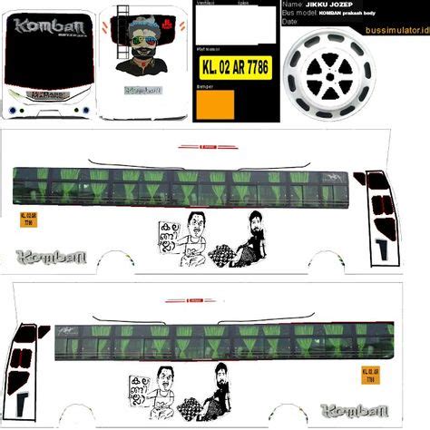 Sharemods.com do not limit download speed. Komban Bus Livery For Bus Simulator Indonesia - livery ...
