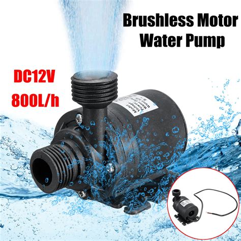 Mini Dc 12v 800lh Submersible Water Pump Lift Brushless Motor Ultra