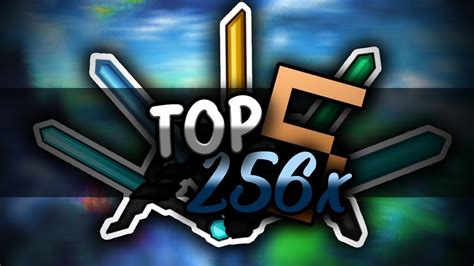 Top 5 Best Minecraft Pvp Texture Packs 256x Fps 1718 Youtube