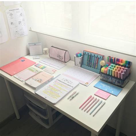 🤓📖 Study Our Success 📄 On We Heart It Study Room Decor Study Desk
