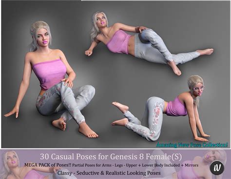 Iv Casual Poses For Genesis 8 Female S Daz 3d