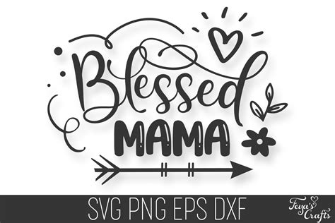 Blessed Mama Graphic By Anastasia Feya · Creative Fabrica