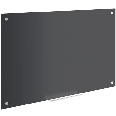 Dynamic By 360 Office Furniture 36 X 24 Frameless Wall Mount Black