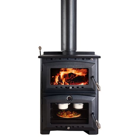 Scandia 200m² Heat And Cook Indoor Wood Heater With Stove Bunnings