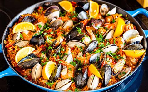 This Paella Is A Classic Spanish Rice Dish Made With Arborio Rice