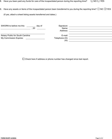 Download South Carolina Guardianship Form For Free Page 2 Formtemplate