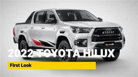 New Toyota Hilux 2022 Facelift First Look Youtube