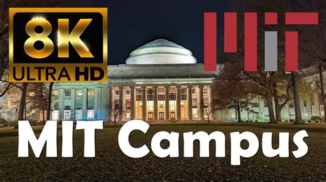 Massachusetts Institute Of Technology Mit 8k Campus Drone Tour Night Version Youtube