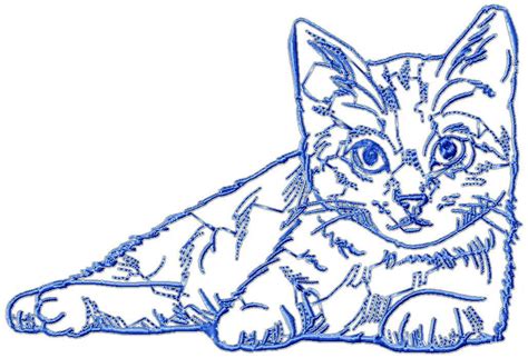 Cats Outlines Cat Outline Machine Embroidery Designs Cats