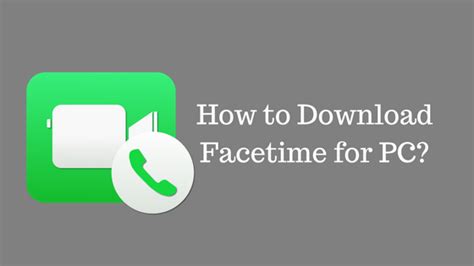 On macs, it has nothing but the window for video calls and call log. Facetime for PC- Download Facetime for Windows & Mac