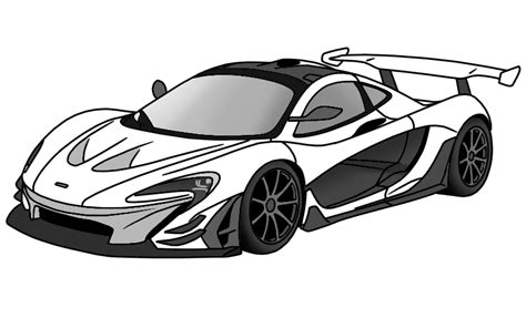 Mclaren P1 Drawing Free Download On Clipartmag