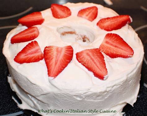 Sugar free angel food cake near me. Angel Food Filled with Strawberry Cheesecake | What's ...