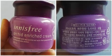 Carolyn's Lavender Garden: Review: Innisfree Orchid Enriched Cream