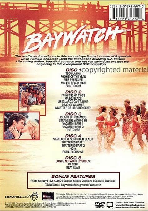 Baywatch Season Two Dvd 1990 Dvd Empire