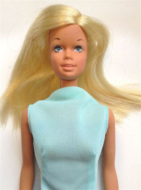 Vintage Sunset Malibu Barbie Doll 1971 Tnt Bend Legs Original Swimsuit Japan Mattel Dolls