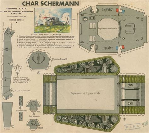 Papercraft Tank Char Schermann Tank Papercraft Printable Papercrafts