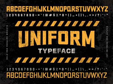 Uniform Font