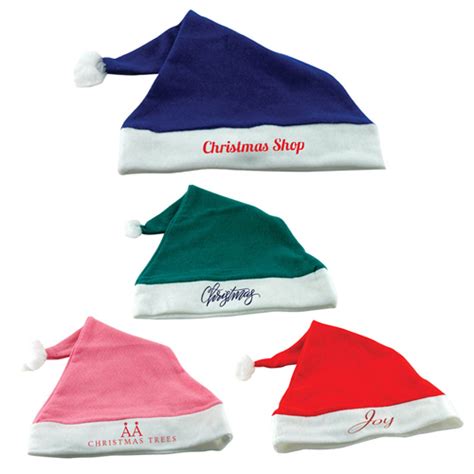 Personalized Felt Santa Hat Christmas Promotions Fun Games And Music
