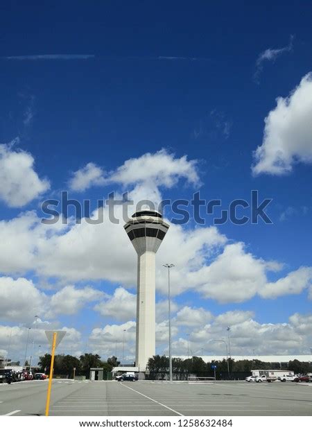 Airport Control Tower Perth Australia Stock Photo 1258632484 Shutterstock