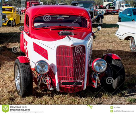 Vintage Red Hot Rod Car Editorial Stock Photo Image Of