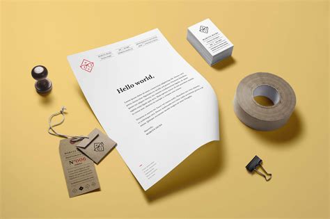 Free 17 Stationery Branding Mockups In Psd Indesign Ai