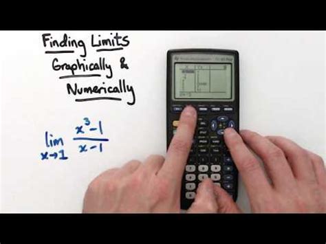 Finding Limits Graphically and Numerically (example problem) - YouTube