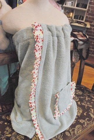 How To Make A Simple Sew Towel Wrap Diy Sewing Projects Towel Wrap