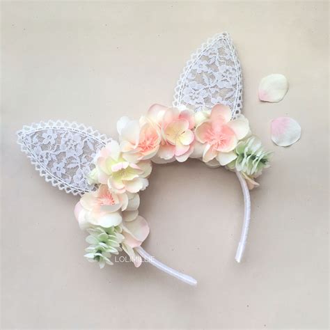 Spring Bunny Ears 🐰🌸 Available At Lolimillie In Etsy Super Adorable