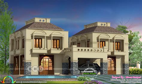 2780 Sq Ft 4 Bedroom Arabian Model House Plan Kerala Home Design And