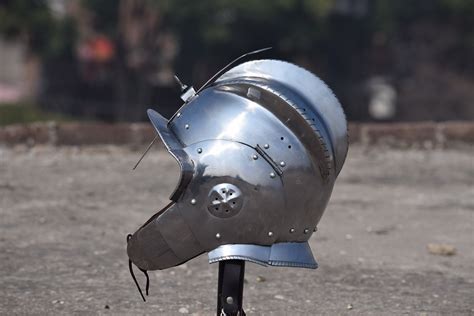 Medieval Landsknecht Sturmhaube Helmet 18 Gauge Etsy