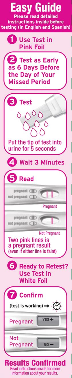 This is a pregnancy hormone that's produced now that you have an idea as to when you should take a home pregnancy test, you need to know how to use it. Test And Confirm Pregnancy Test| FirstResponse