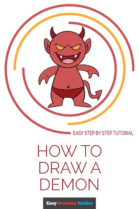 How To Draw A Demon With Easy Step By Step Instructions For Beginners